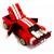 Металлическая машинка Double Horses 1:32 «Dodge Charger Ice R/T» 32401, инерционная, свет и звук / Красный