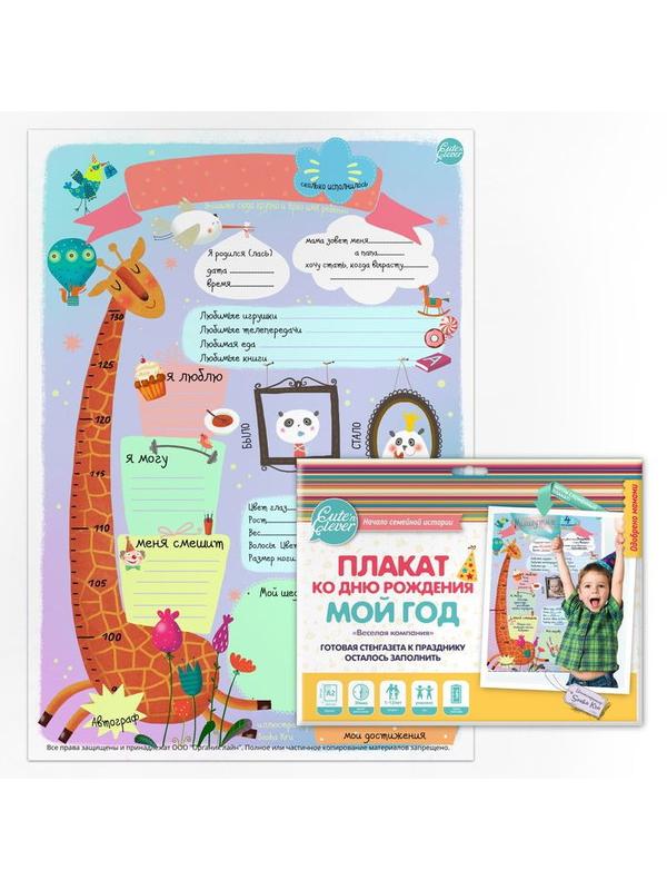 Плакат ко Дню Рождения 