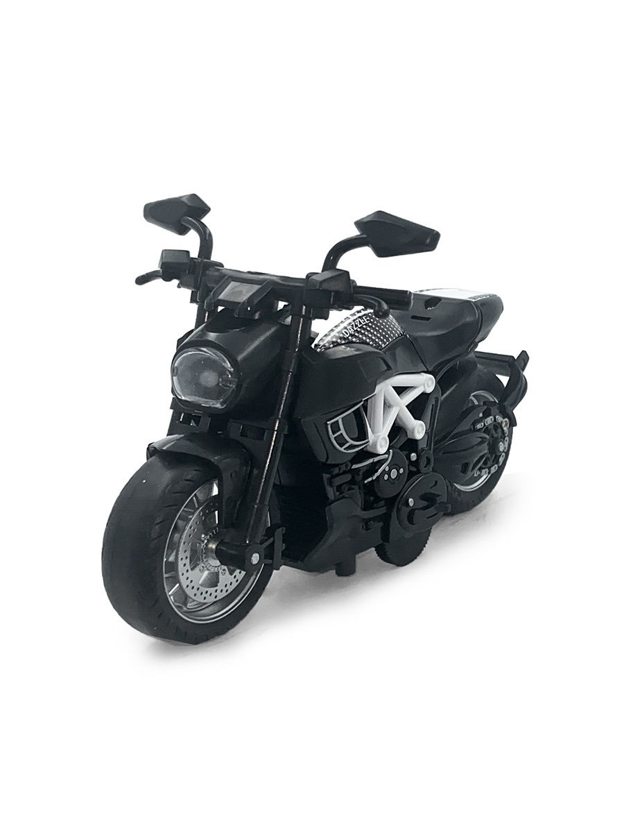 Металлический мотоцикл Ming Ying 66 1:14 MY66-M2216 Classic Moto инерционный, свет, звук / Микс