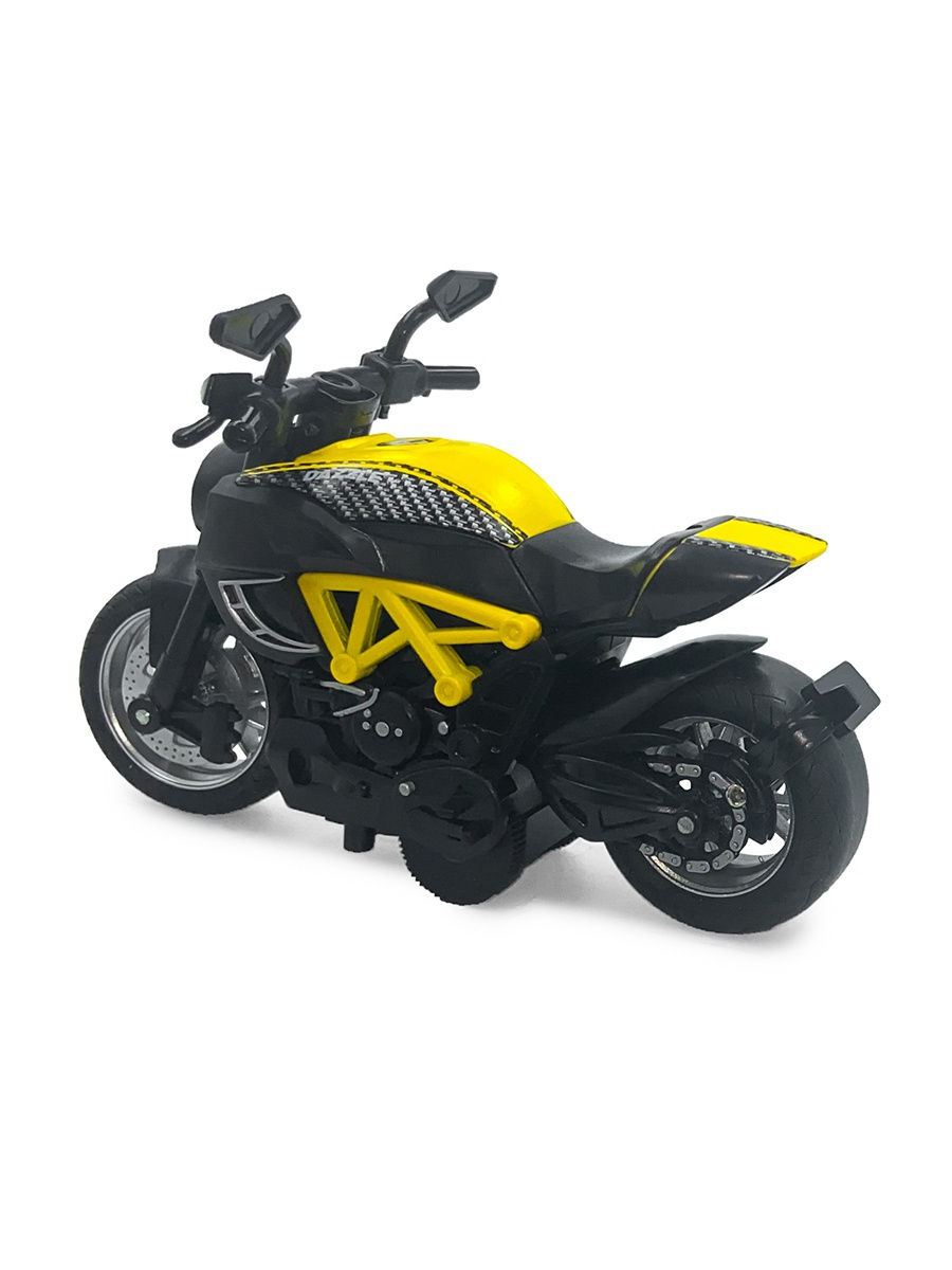 Металлический мотоцикл Ming Ying 66 1:14 MY66-M2216 Classic Moto инерционный, свет, звук / Микс