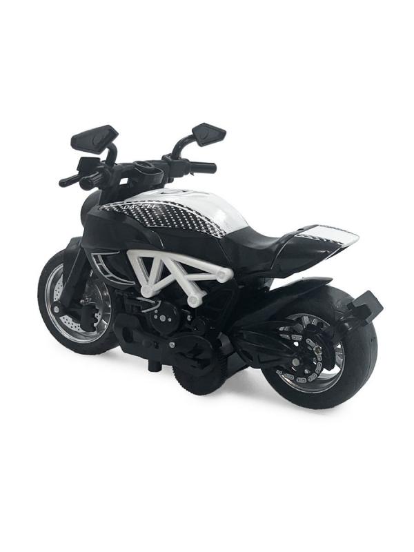 Металлический мотоцикл Ming Ying 66 1:14 MY66-M2216 Classic Moto инерционный, свет, звук / Микс