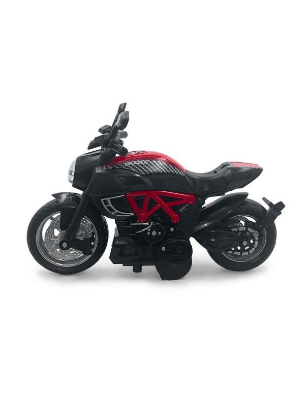 Металлический мотоцикл Ming Ying 66 1:14 MY66-M2216 Classic Moto инерционный, свет, звук / Микс