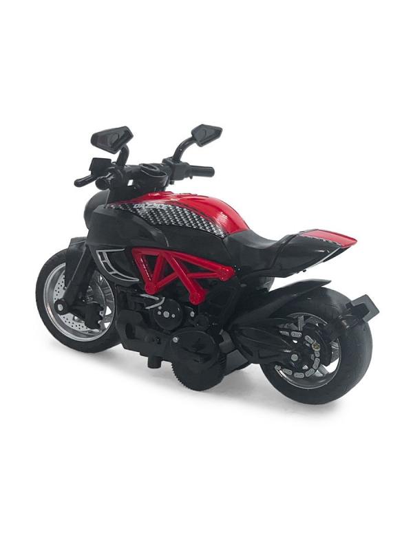 Металлический мотоцикл Ming Ying 66 1:14 MY66-M2216 Classic Moto инерционный, свет, звук / Микс