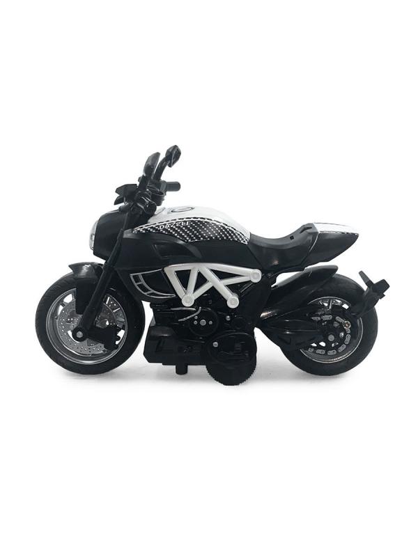 Металлический мотоцикл Ming Ying 66 1:14 MY66-M2216 Classic Moto инерционный, свет, звук / Микс