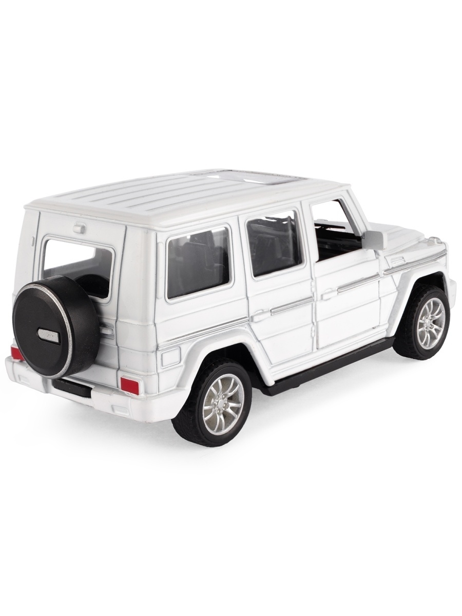 Металлическая машинка HengTeng Toys 1:36 «Toyota Land Cruiser / Mercedes-Benz G-Класс» 53522-4A свет и звук, инерционная / Микс