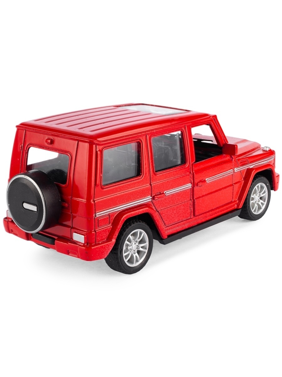 Металлическая машинка HengTeng Toys 1:36 «Toyota Land Cruiser / Mercedes-Benz G-Класс» 53522-4A свет и звук, инерционная / Микс