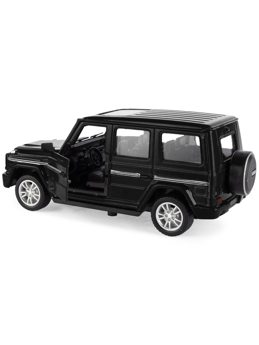 Металлическая машинка HengTeng Toys 1:36 «Toyota Land Cruiser / Mercedes-Benz G-Класс» 53522-4A свет и звук, инерционная / Микс