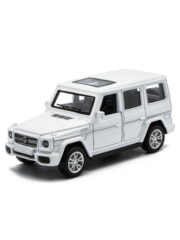 Металлическая машинка HengTeng Toys 1:36 «Toyota Land Cruiser / Mercedes-Benz G-Класс» 53522-4A свет и звук, инерционная / Микс