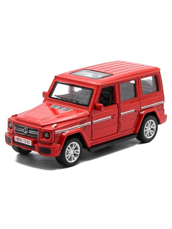 Металлическая машинка HengTeng Toys 1:36 «Toyota Land Cruiser / Mercedes-Benz G-Класс» 53522-4A свет и звук, инерционная / Микс