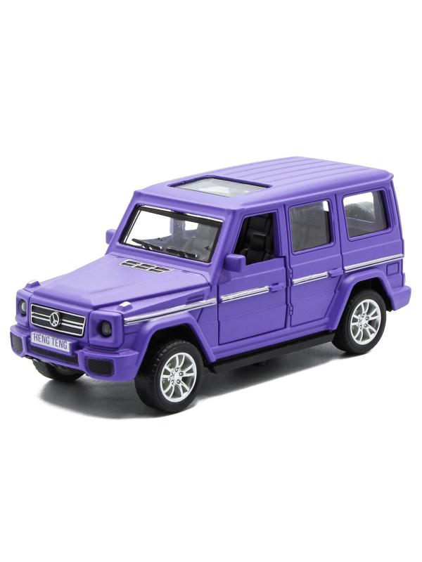 Металлическая машинка HengTeng Toys 1:36 «Toyota Land Cruiser / Mercedes-Benz G-Класс» 53522-4A свет и звук, инерционная / Микс