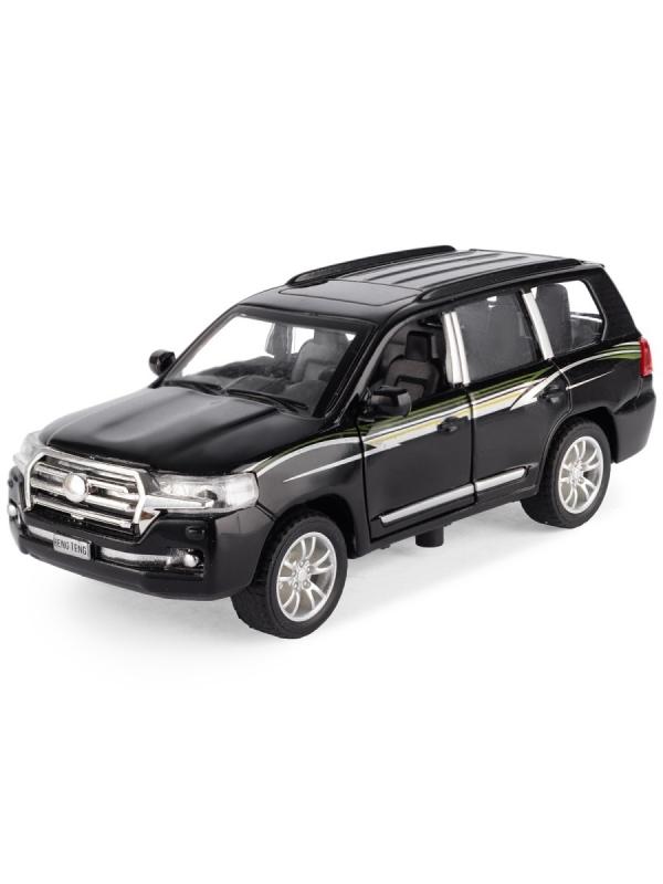 Металлическая машинка HengTeng Toys 1:36 «Toyota Land Cruiser / Mercedes-Benz G-Класс» 53522-4A свет и звук, инерционная / Микс