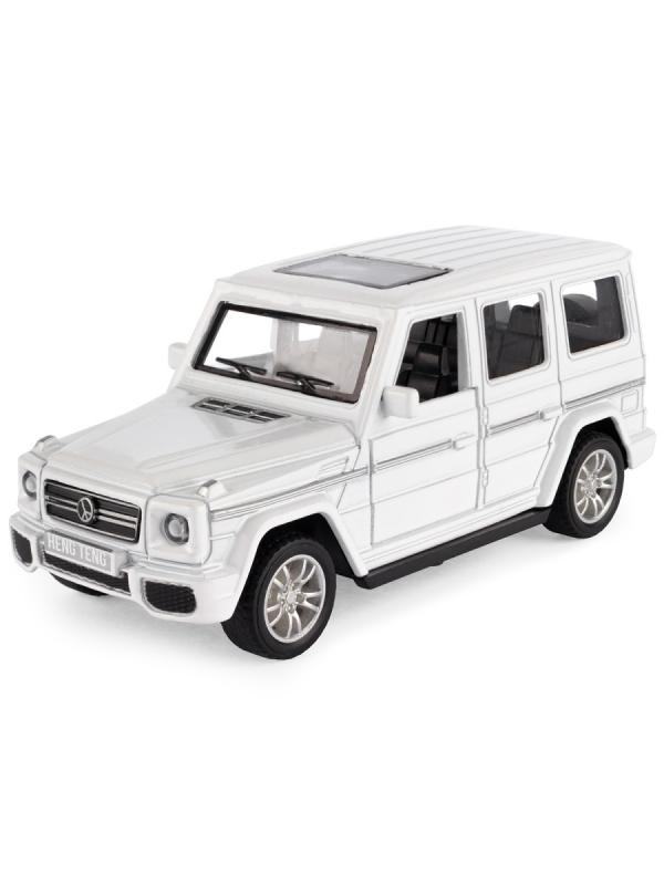 Металлическая машинка HengTeng Toys 1:36 «Toyota Land Cruiser / Mercedes-Benz G-Класс» 53522-4A свет и звук, инерционная / Микс