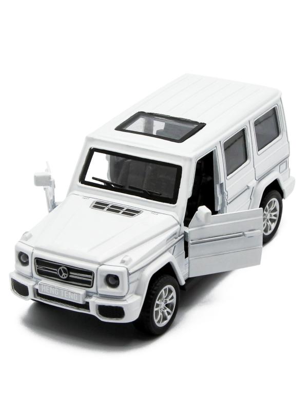 Металлическая машинка HengTeng Toys 1:36 «Toyota Land Cruiser / Mercedes-Benz G-Класс» 53522-4A свет и звук, инерционная / Микс