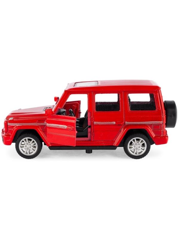 Металлическая машинка HengTeng Toys 1:36 «Toyota Land Cruiser / Mercedes-Benz G-Класс» 53522-4A свет и звук, инерционная / Микс