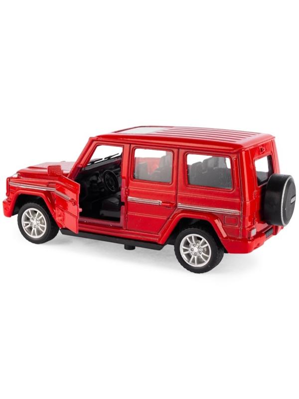 Металлическая машинка HengTeng Toys 1:36 «Toyota Land Cruiser / Mercedes-Benz G-Класс» 53522-4A свет и звук, инерционная / Микс