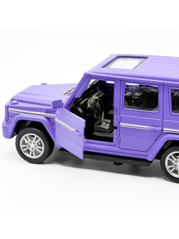 Металлическая машинка HengTeng Toys 1:36 «Toyota Land Cruiser / Mercedes-Benz G-Класс» 53522-4A свет и звук, инерционная / Микс