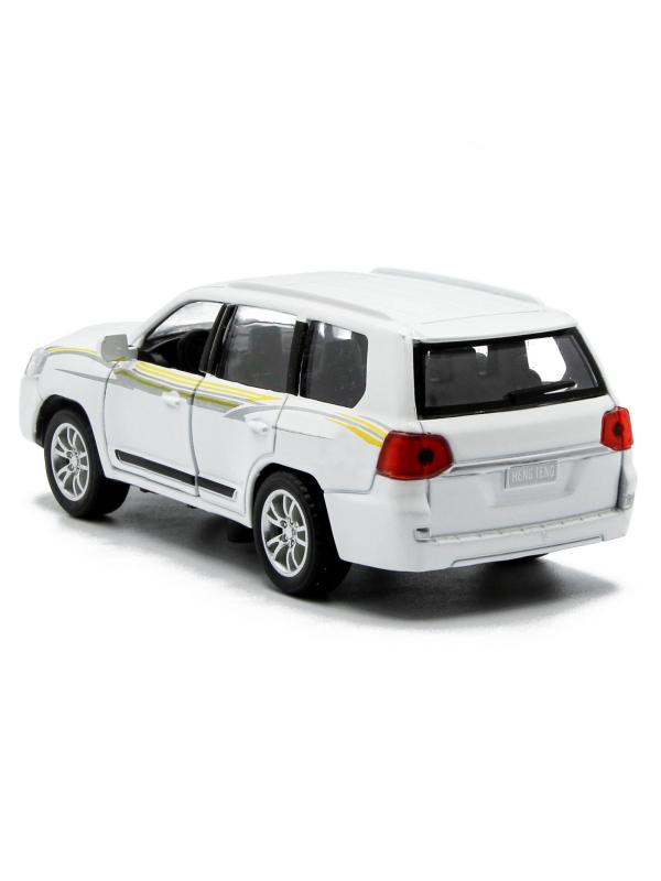 Металлическая машинка HengTeng Toys 1:36 «Toyota Land Cruiser / Mercedes-Benz G-Класс» 53522-4A свет и звук, инерционная / Микс