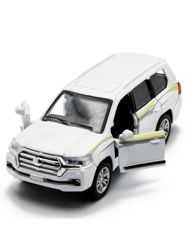 Металлическая машинка HengTeng Toys 1:36 «Toyota Land Cruiser / Mercedes-Benz G-Класс» 53522-4A свет и звук, инерционная / Микс