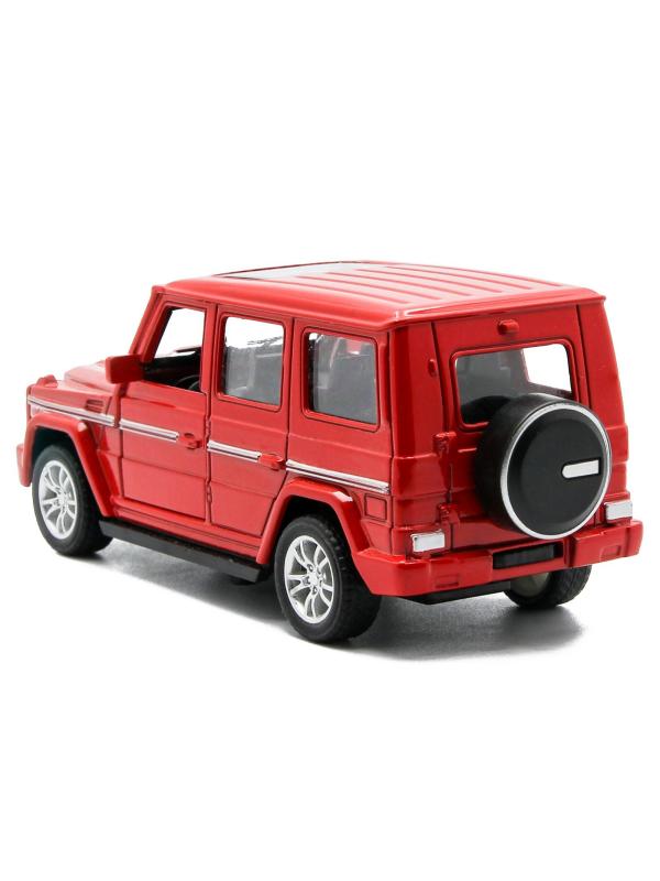 Металлическая машинка HengTeng Toys 1:36 «Toyota Land Cruiser / Mercedes-Benz G-Класс» 53522-4A свет и звук, инерционная / Микс