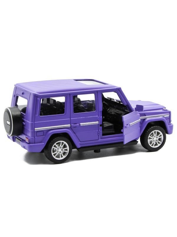 Металлическая машинка HengTeng Toys 1:36 «Toyota Land Cruiser / Mercedes-Benz G-Класс» 53522-4A свет и звук, инерционная / Микс