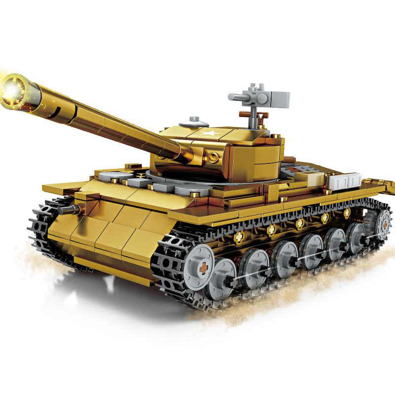 Конструктор Kazi «Танк М26 Pershing» со светом, KY82046 / 567 деталей