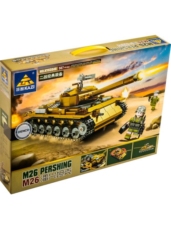 Конструктор Kazi «Танк М26 Pershing» со светом, KY82046 / 567 деталей