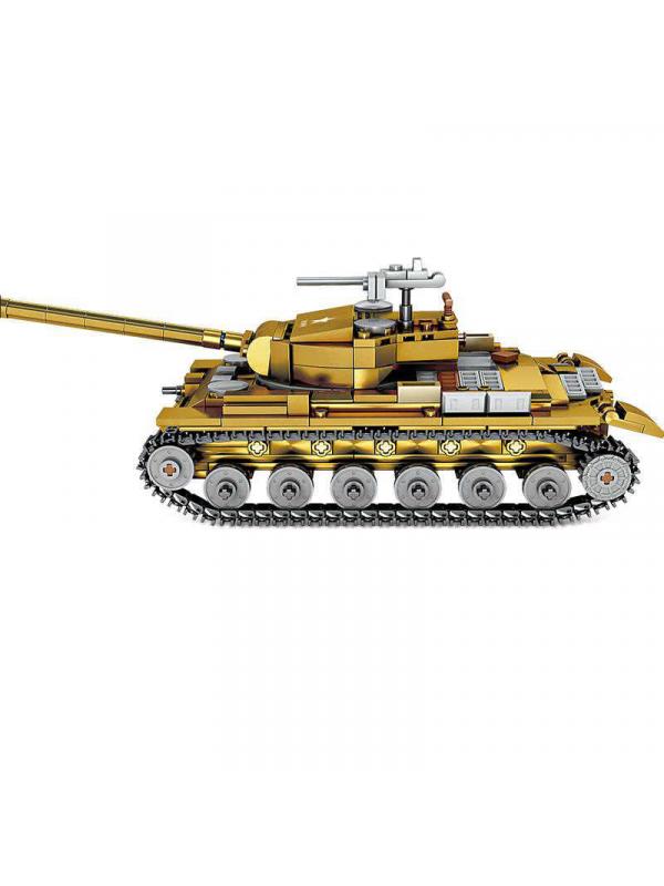 Конструктор Kazi «Танк М26 Pershing» со светом, KY82046 / 567 деталей