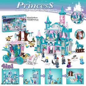 Конструктор Kazi 4в1 «Замок сказочной принцессы» KY98712 (Disney Princess) 1030 деталей