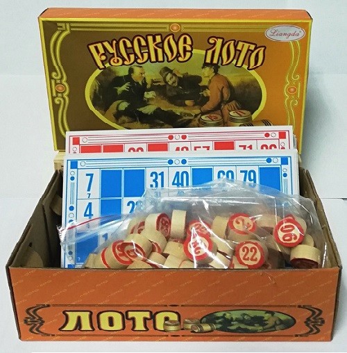 Настольная игра ЛОТО в коробке