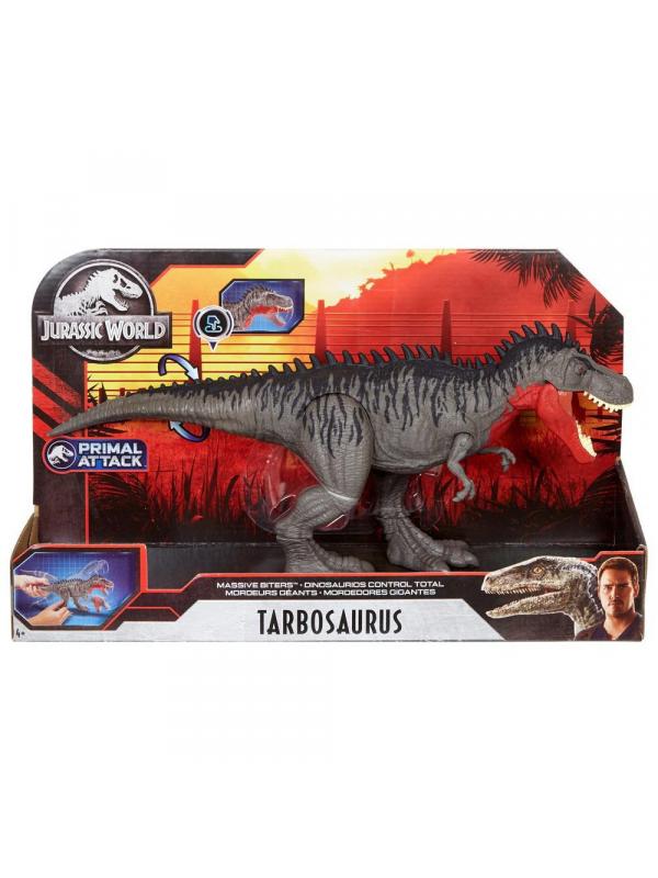 Фигурка Mattel Jurrasic World Динозавр Total Control 3 вида Микерорур, Тарбозавр, Саркозавр.