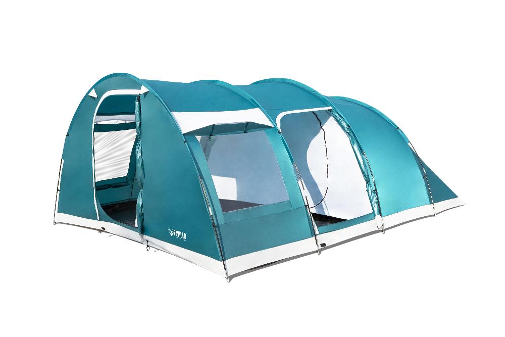 Палатка 6-местная 490x380x195см quot;Family Dome 6quot; 2 слоя, 190T polyester PU, 3000мм, 120гр/м2 PE