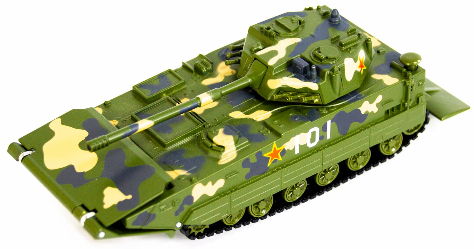 Металлический лёгкий плавающий танк Double Horses «Type 05AAV» 0231, 15 см.  / Зеленый