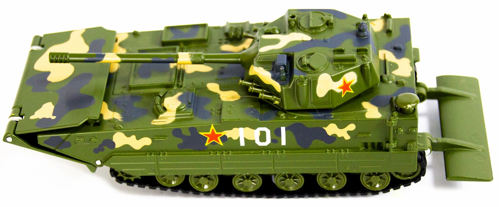Металлический лёгкий плавающий танк Double Horses «Type 05AAV» 0231, 15 см.  / Зеленый