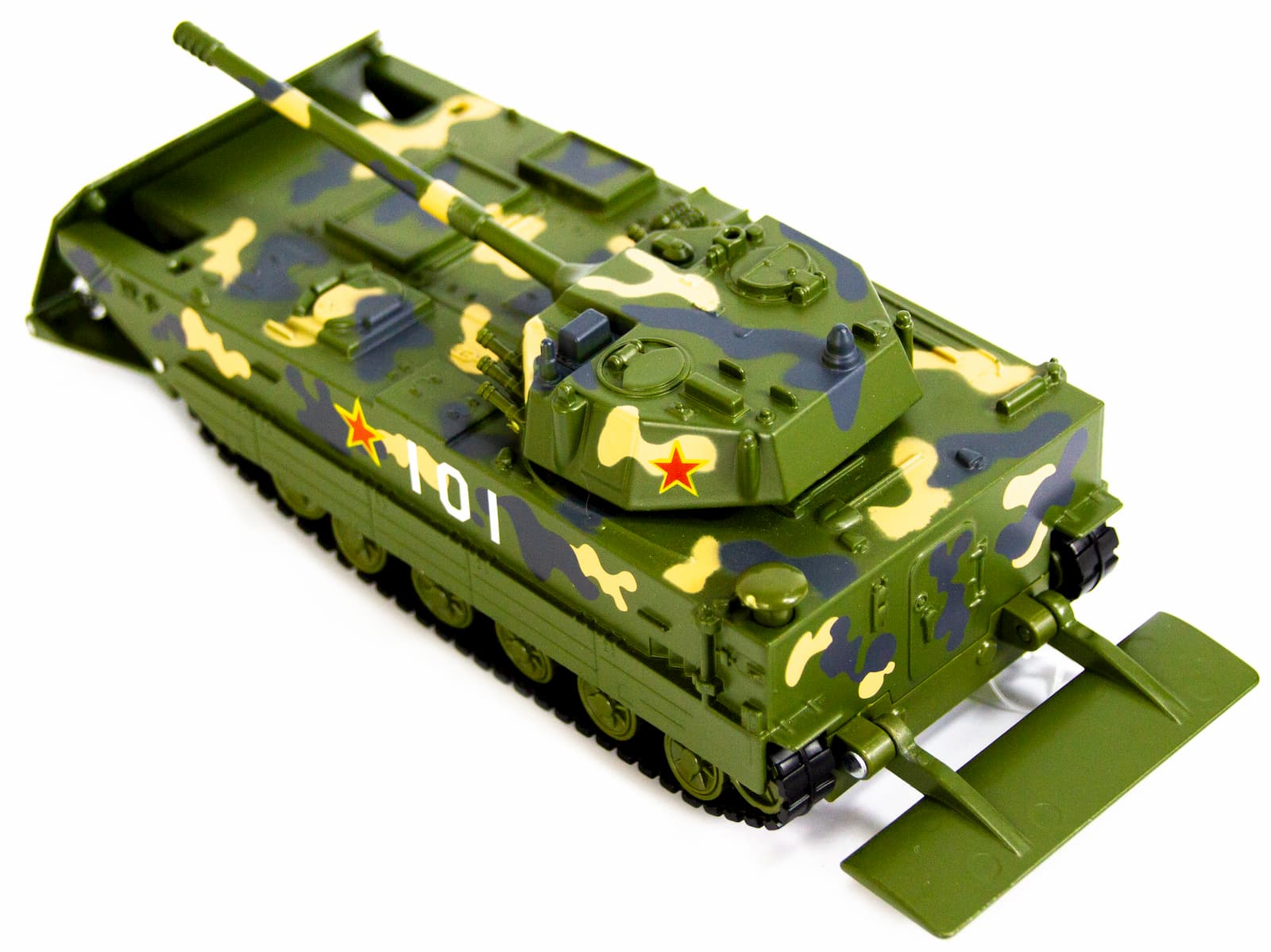 Металлический лёгкий плавающий танк Double Horses «Type 05AAV» 0231, 15 см.  / Зеленый