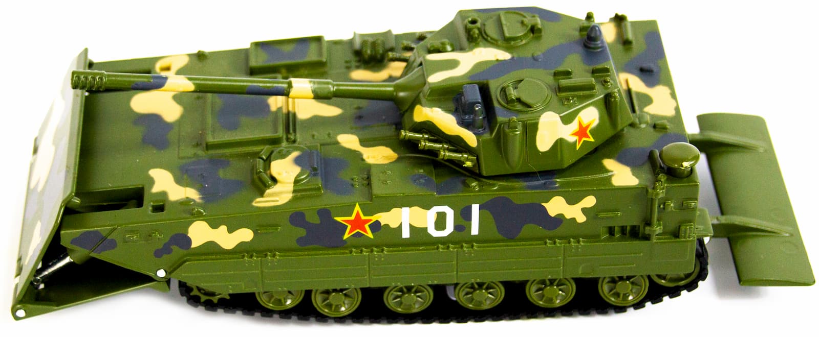Металлический лёгкий плавающий танк Double Horses «Type 05AAV» 0231, 15 см.  / Зеленый