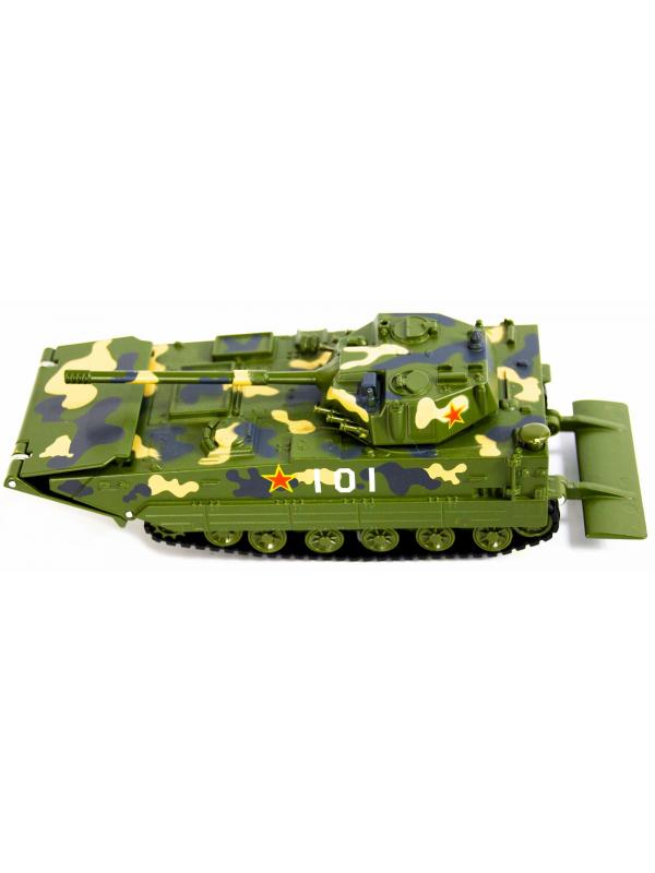 Металлический лёгкий плавающий танк Double Horses «Type 05AAV» 0231, 15 см.  / Зеленый