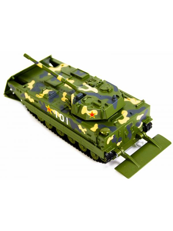 Металлический лёгкий плавающий танк Double Horses «Type 05AAV» 0231, 15 см.  / Зеленый