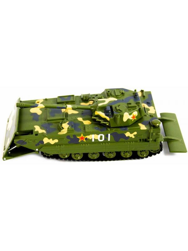 Металлический лёгкий плавающий танк Double Horses «Type 05AAV» 0231, 15 см.  / Зеленый