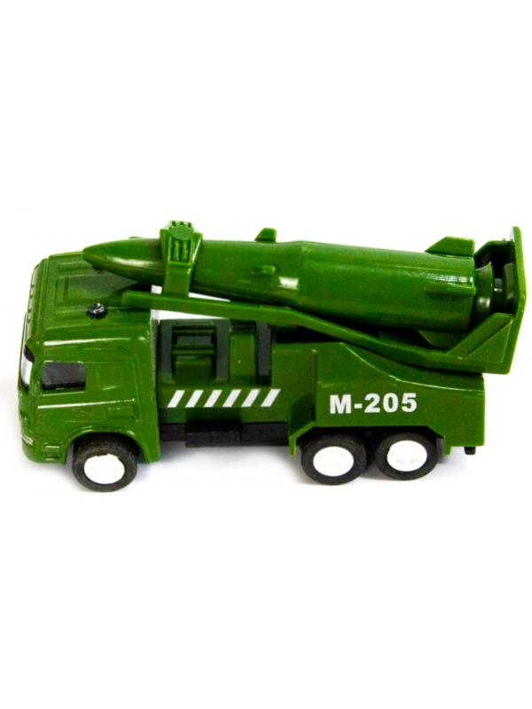 Металлическая машинка Die-Cast «Ракетная установка M-205» 1210-D15, инерционная