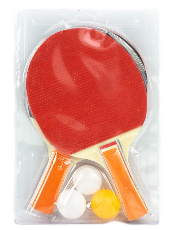 Набор Bosaite из 2-х Ракеток для настольного тенниса / пинг-понга с 3 мячами, 34820