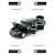 Машинка металлическая XLG 1:24 «Mercedes-Maybach S600 Pullman» M923T 20 см. инерционная, свет, звук / Черный