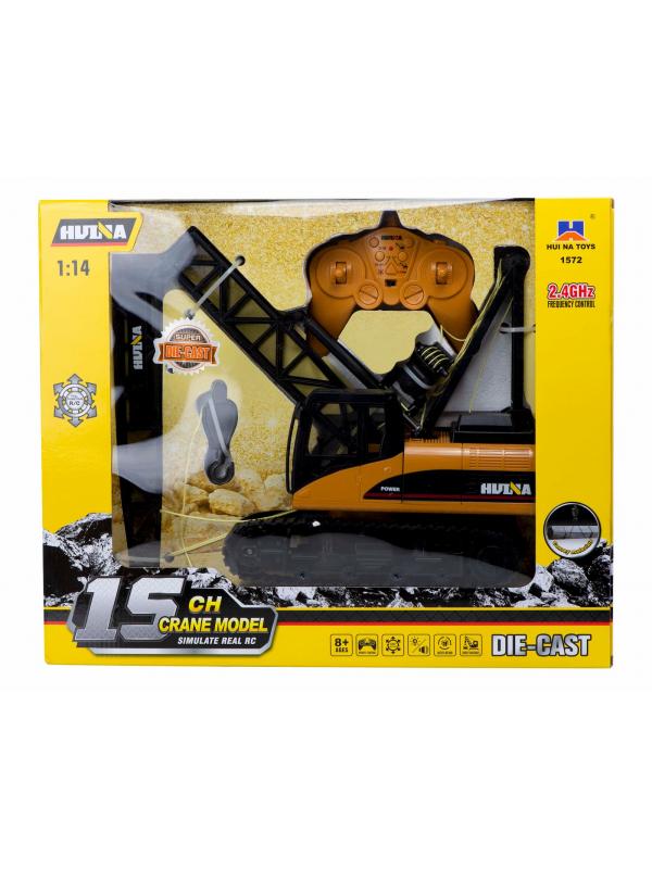 Радиоуправляемый кран Hui Na Toys 1:14 «Crane» 1572, 2.4G, металлический