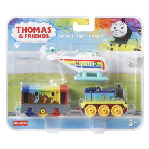 Игровой набор Mattel Thomas&Friends Радужные паровозики