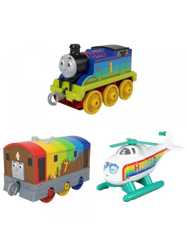 Игровой набор Mattel Thomas&Friends Радужные паровозики