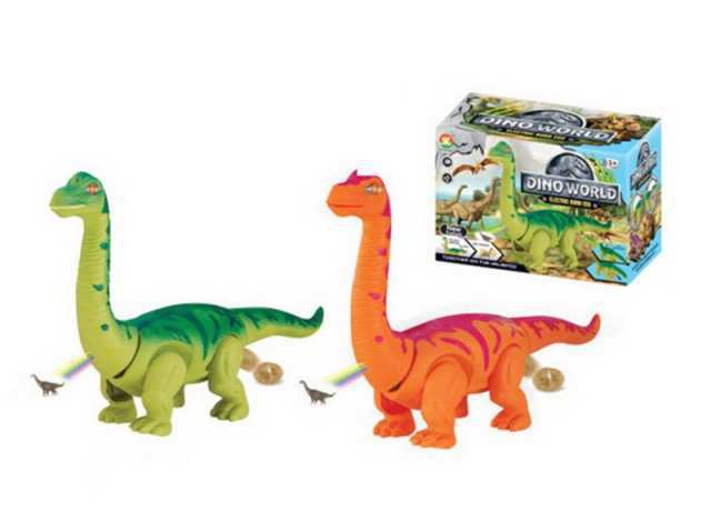 Динозавр, движение, световые и звуковые эффекты, откладывает яйца, 22х12х15,5 см