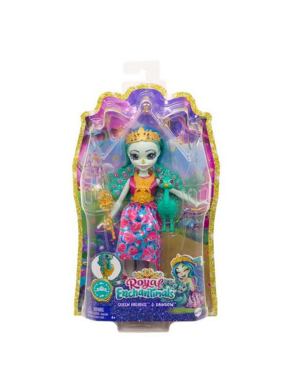 Кукла Mattel Enchantimals с питомцем Королева Давиана и Грасси