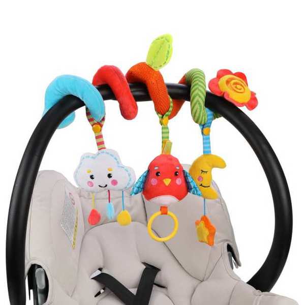 Растяжка с развивающими игрушками съемными 