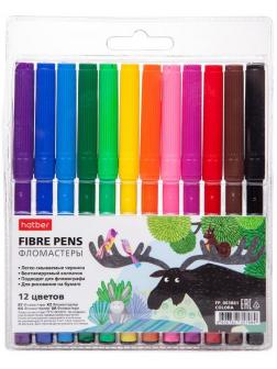 Фломастеры Hatber COLORA 12 цветов