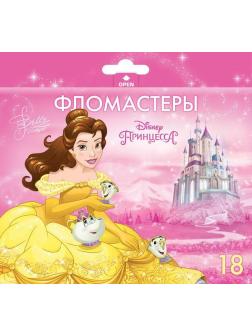 Фломастеры Hatber VK Принцессы 18 цветов