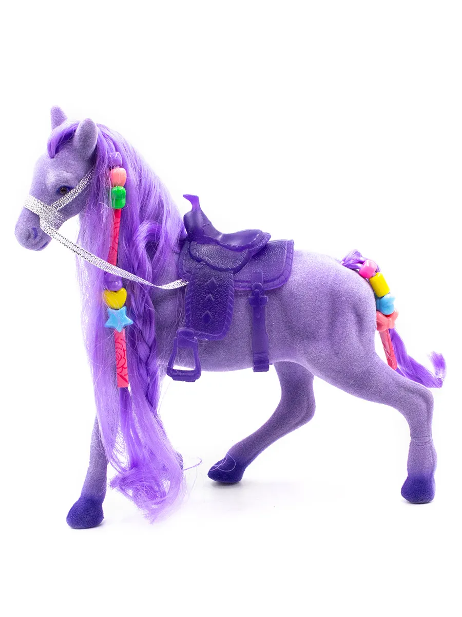 Кукольная фигурка Лошадка Принцессы 17 см. 3308 / Фиолетовый